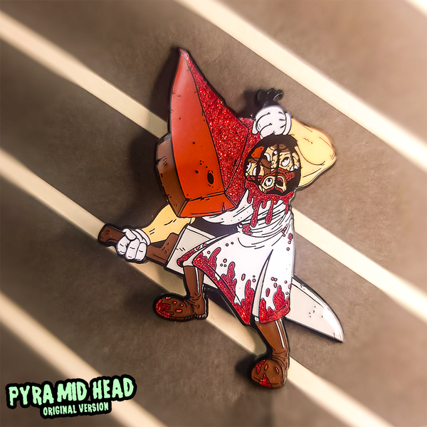 Pyramid Head Enamel Pin