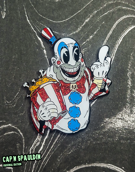 Cap'n Spaulding Enamel Pin