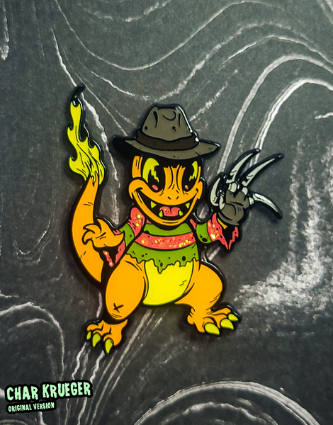 Char Krueger 2" Enamel Pin