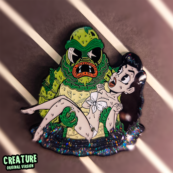 Creature Feature Enamel Pin