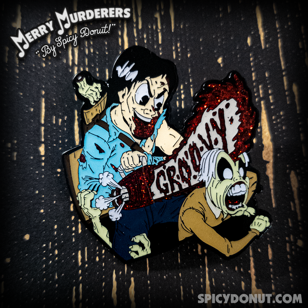 Groovy Ash Enamel Pin