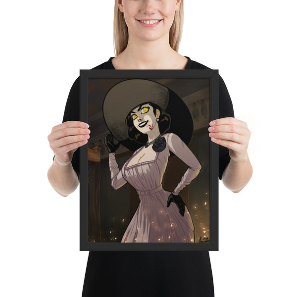Lady D - Framed poster