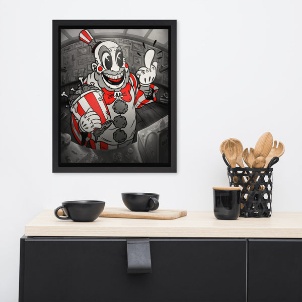 Framed -The Capn's Fried Chicken and Gasoline