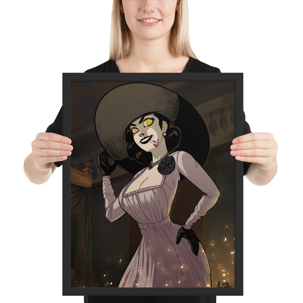 Lady D - Framed poster