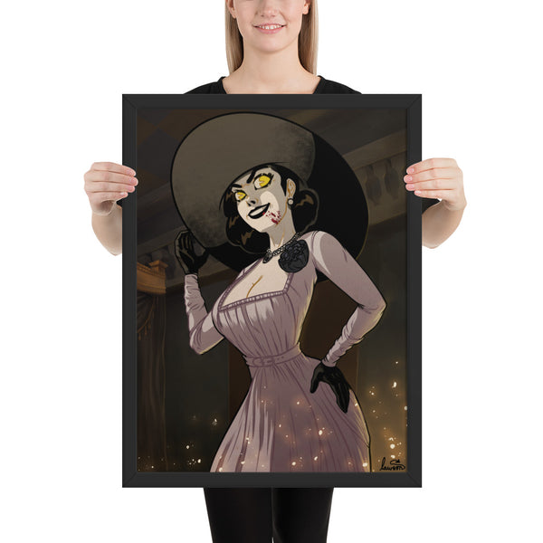 Lady D - Framed poster
