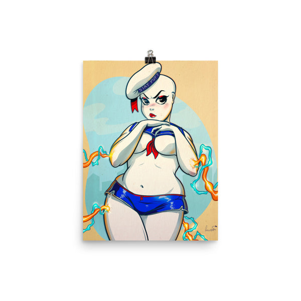Stay Puft Pinup Poster