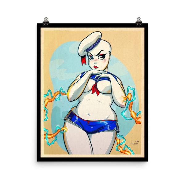 Stay Puft Pinup Poster