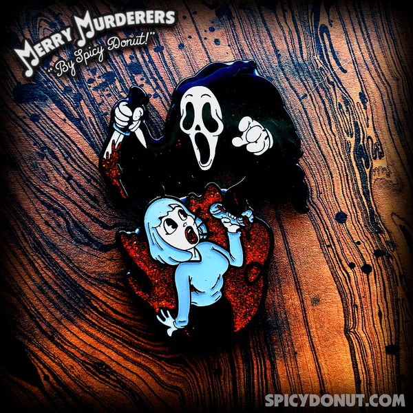Gosh Golly Guh-Ghost Enamel Pin