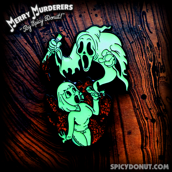 Gosh Golly Guh-Ghost Enamel Pin