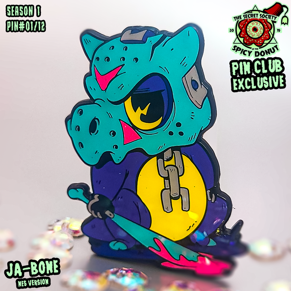 Ja-Bone Enamel Pin