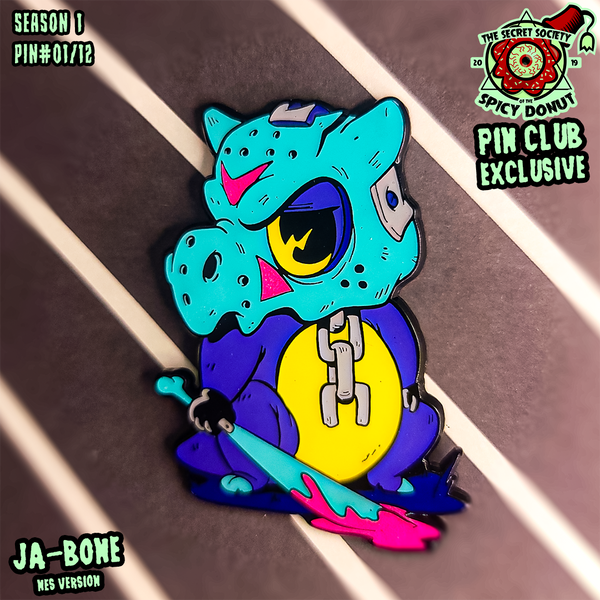 Ja-Bone Enamel Pin