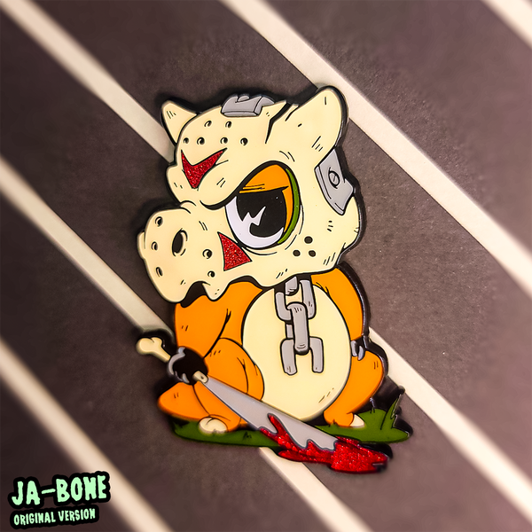 Ja-Bone Enamel Pin