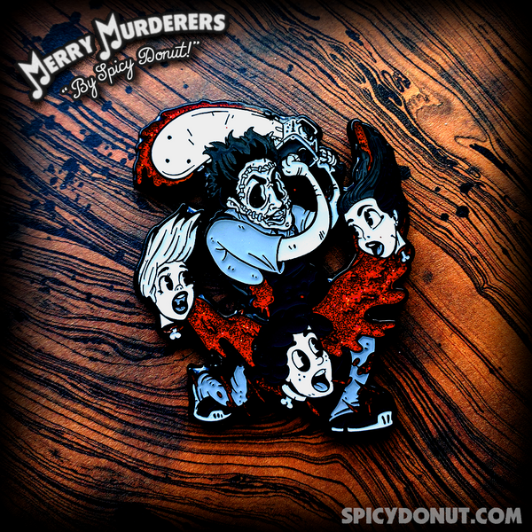 Leatherface in La La Land Enamel Pin