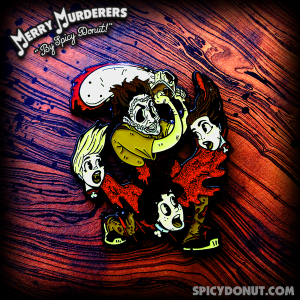 Leatherface in La La Land Enamel Pin