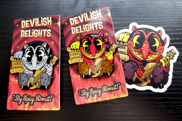 Summoning Devil 2" Enamel Pin