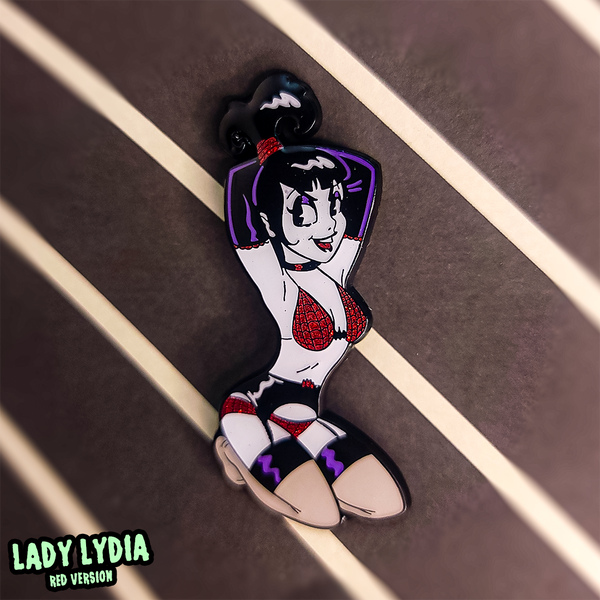 Lady Lydia Enamel Pin