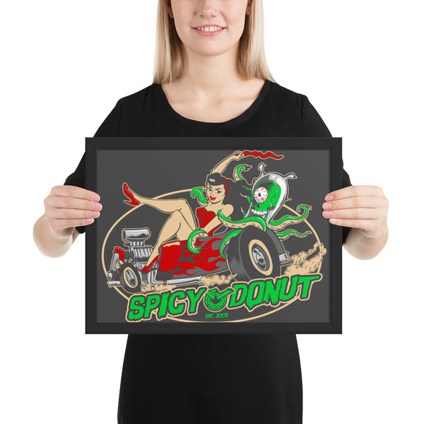 Spicy Garage - Framed poster
