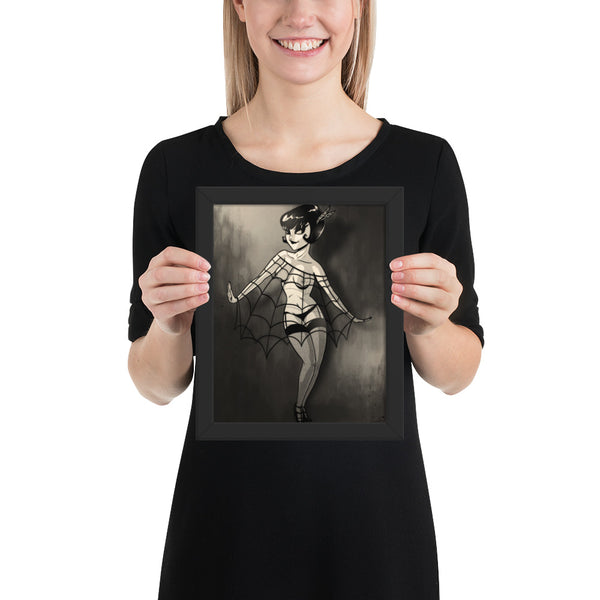 Flapper Fly Trap - Framed poster