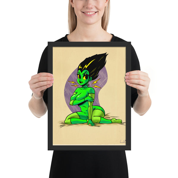 Toon Bride - Framed poster