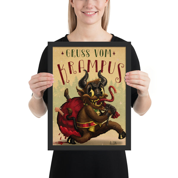 Krampus - Framed poster