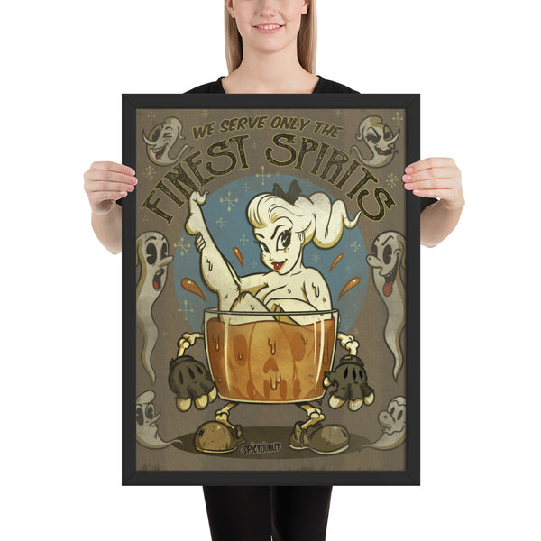 Finest Spirits - Framed poster