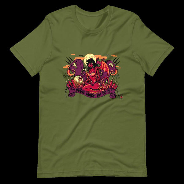 The Devil Made Me Do It - Short-Sleeve Unisex T-Shirt