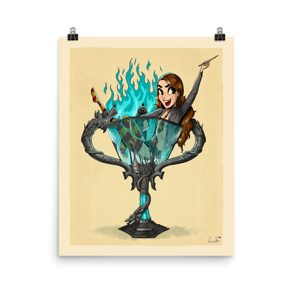 Hermione in the Triwizard cup - Poster