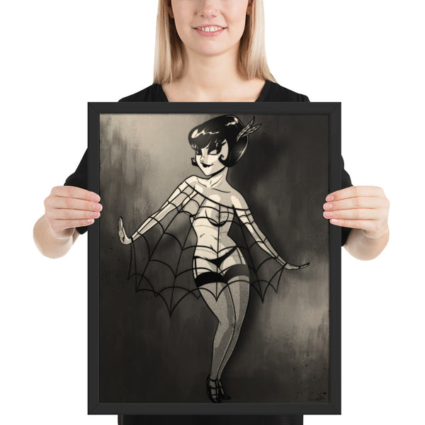 Flapper Fly Trap - Framed poster
