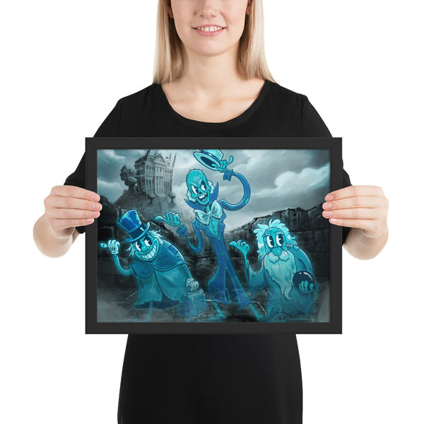 Hitchhiking Ghosts - Framed poster