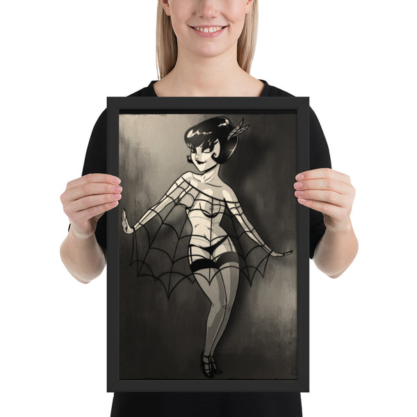 Flapper Fly Trap - Framed poster