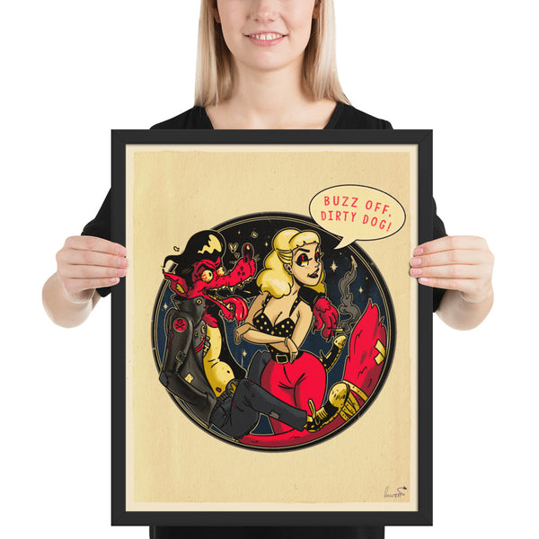 Buzz Off - Framed poster