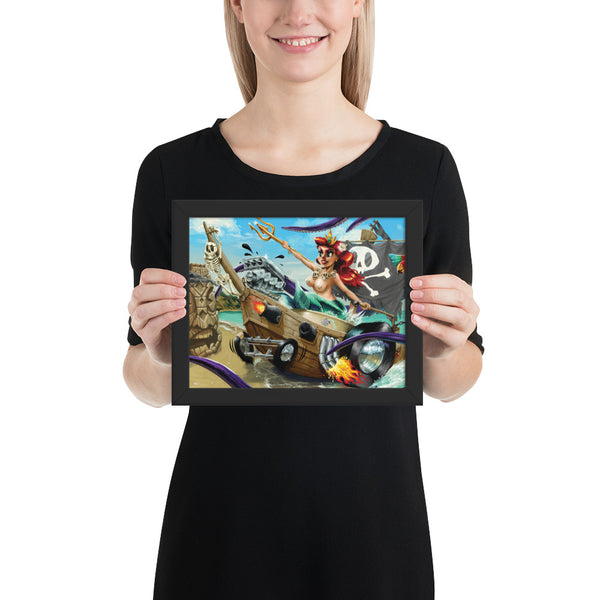 Merfink - Framed poster