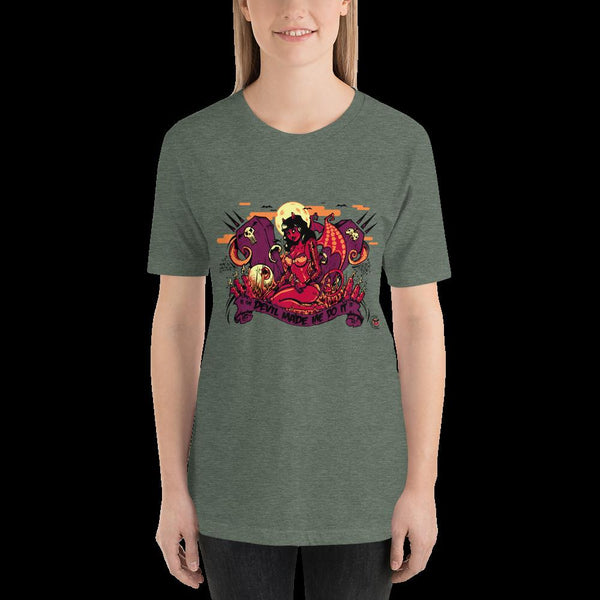 The Devil Made Me Do It - Short-Sleeve Unisex T-Shirt