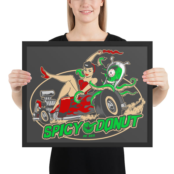 Spicy Garage - Framed poster