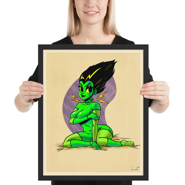 Toon Bride - Framed poster