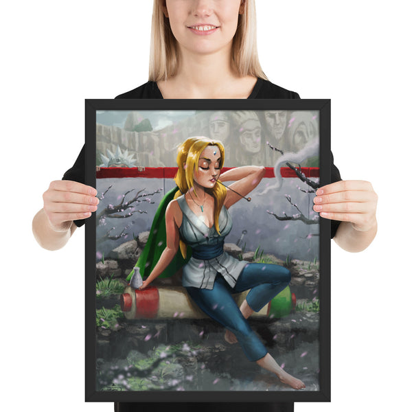 Hokage Hot Springs - Framed poster