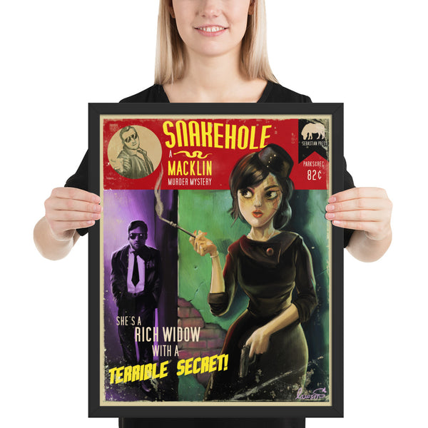 Snakehole - Framed poster