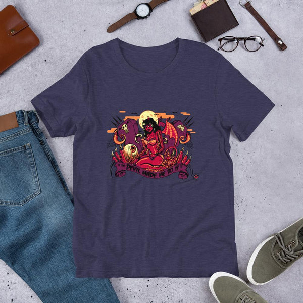 The Devil Made Me Do It - Short-Sleeve Unisex T-Shirt