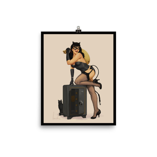 Cat Burglar Caught in the Act - Poster