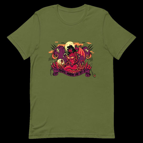The Devil Made Me Do It - Short-Sleeve Unisex T-Shirt