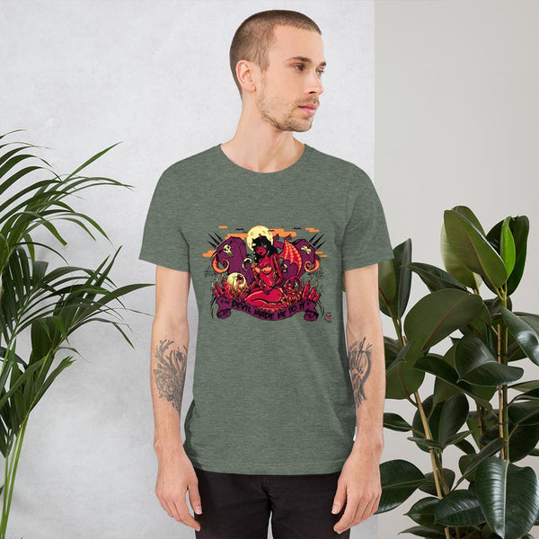 The Devil Made Me Do It - Short-Sleeve Unisex T-Shirt