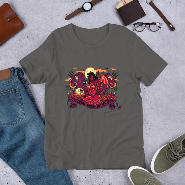 The Devil Made Me Do It - Short-Sleeve Unisex T-Shirt