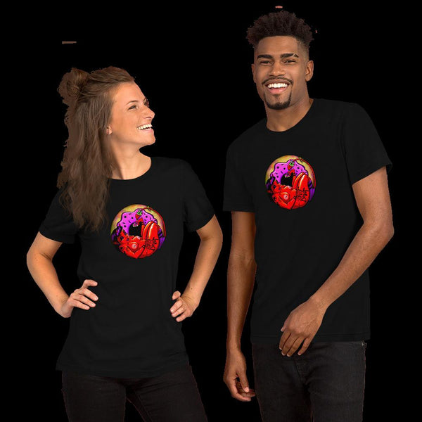 NSFW Devil Donut - Short-Sleeve Unisex T-Shirt