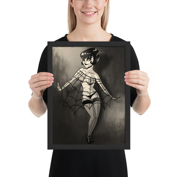 Flapper Fly Trap - Framed poster