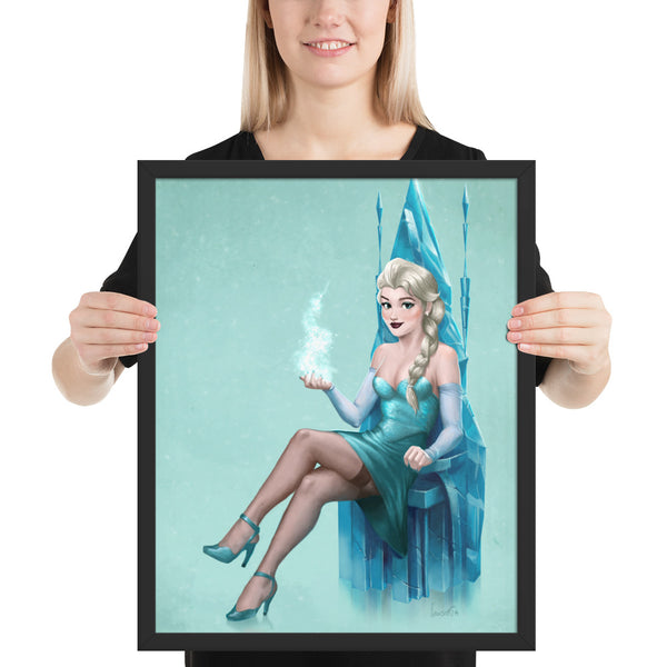 Ice Legs - Framed poster