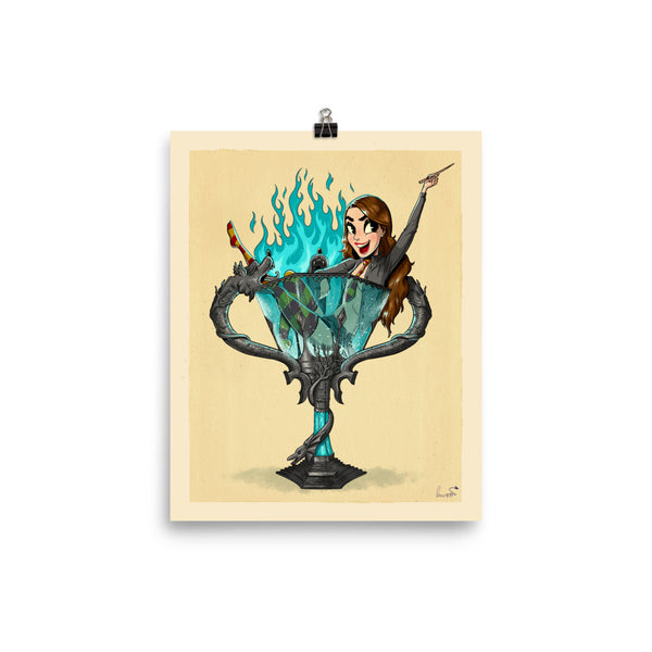 Hermione in the Triwizard cup - Poster