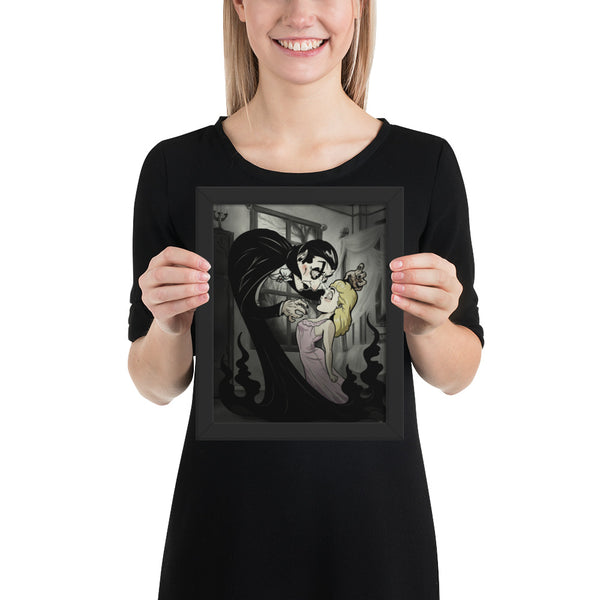 Dracula's Gaze - Framed poster