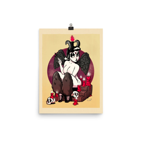 Baphomet Beauty - Poster