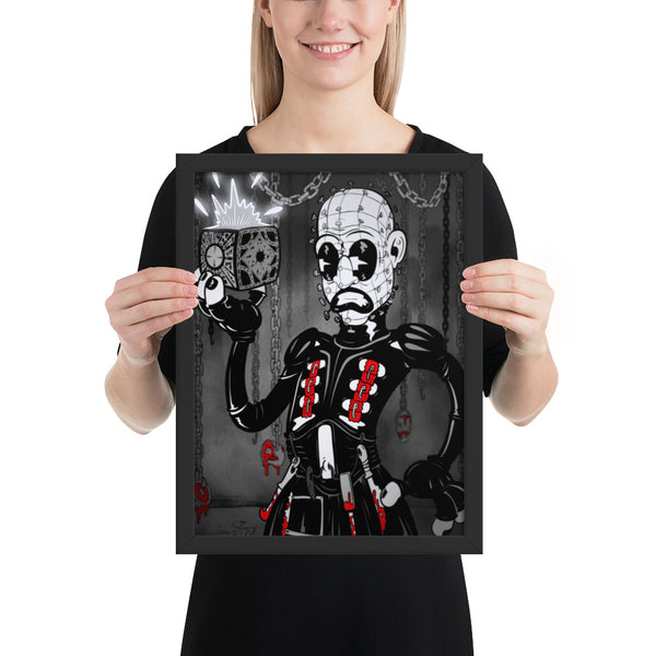 Pinhead in Pleasantville - Framed poster
