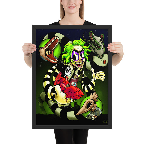 Beetlejuice - Framed poster
